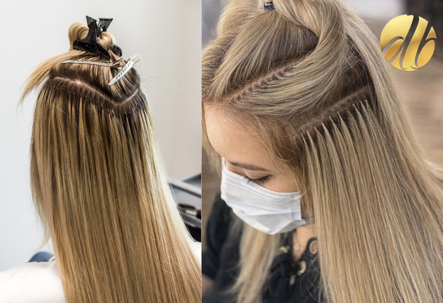 Hair extensions in North York for natural length and volume