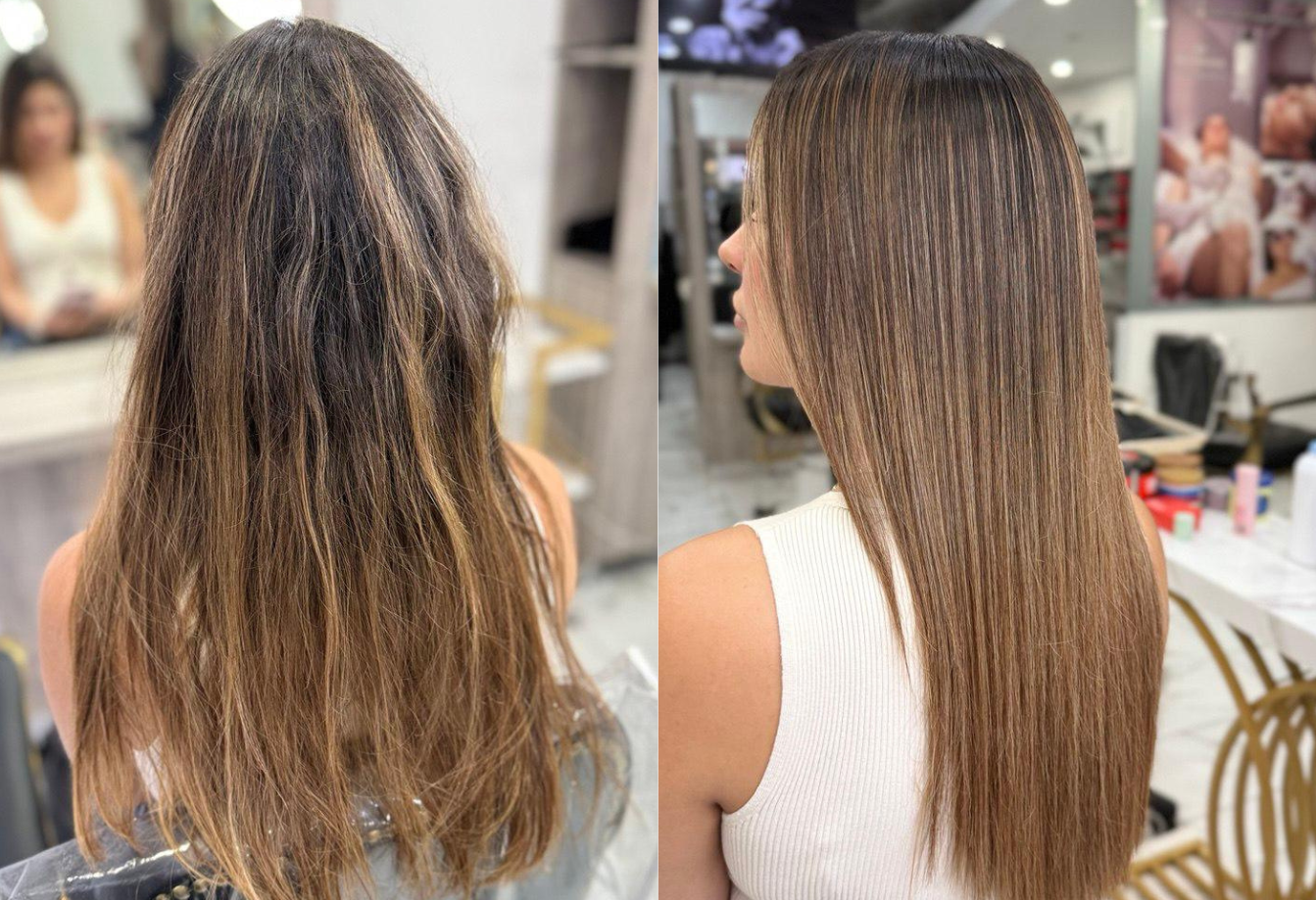 Professional hair botox treatment in North York salon