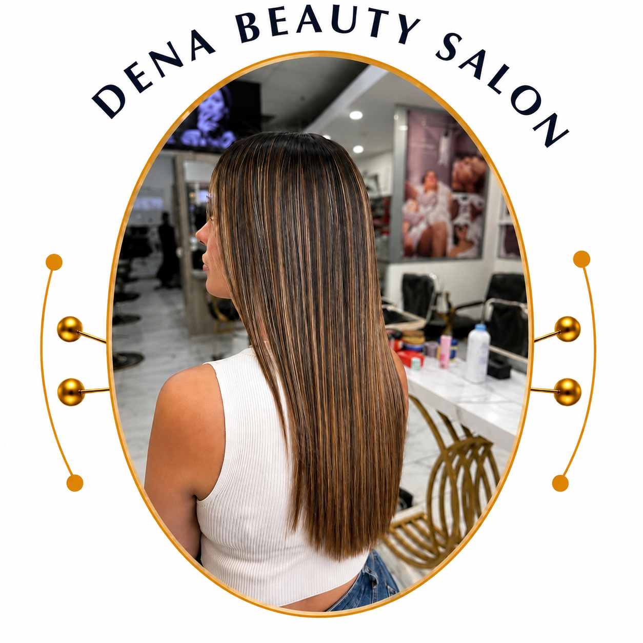 Keratin treatment at Dena Beauty Salon