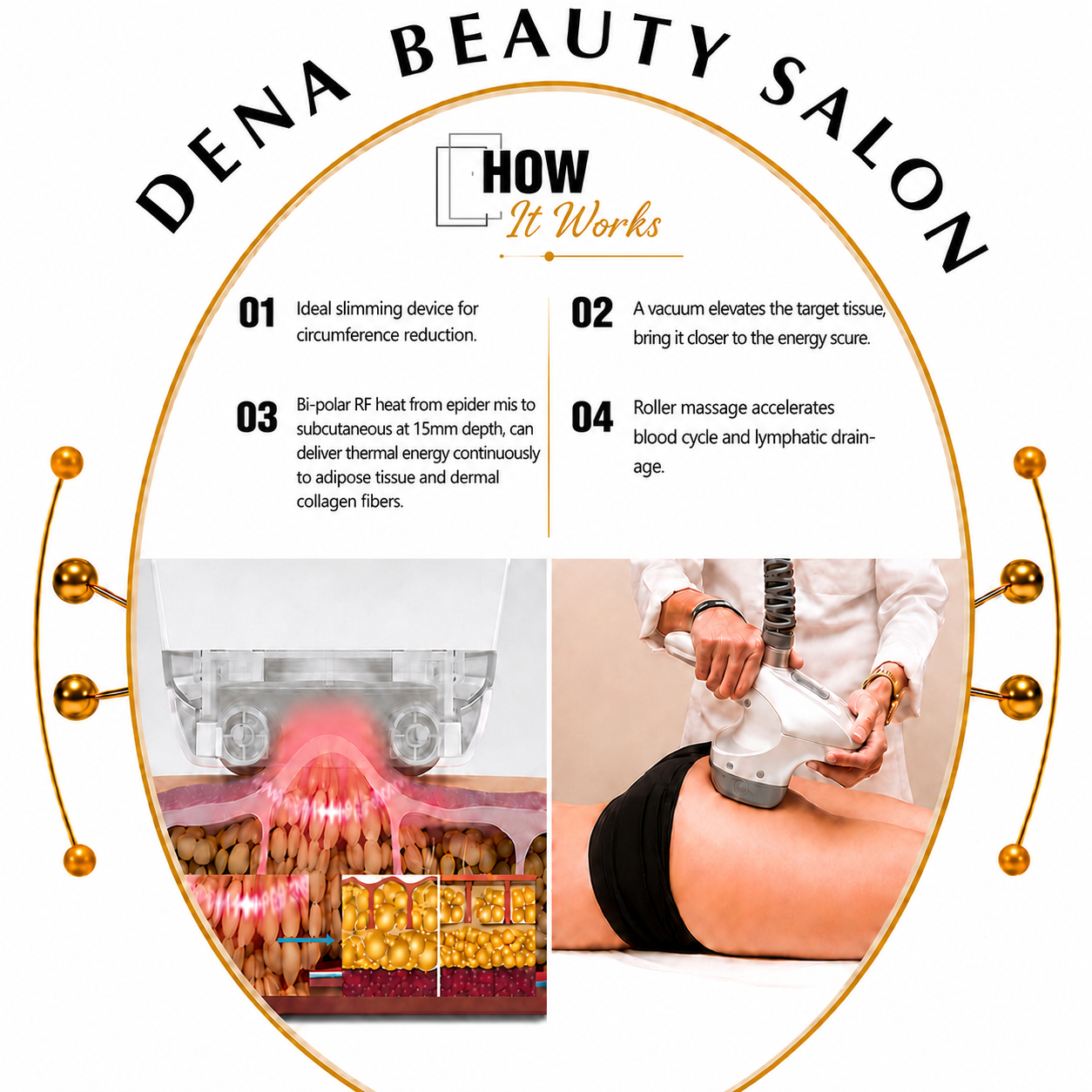 Advanced body contouring treatment at Dena Beauty Salon