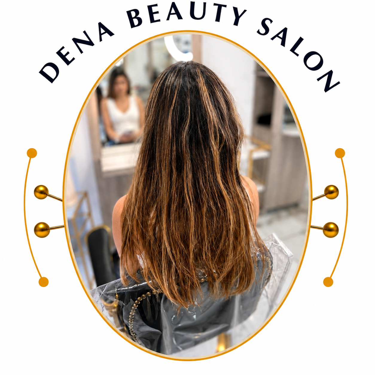 Keratin treatment results at Dena Beauty Salon