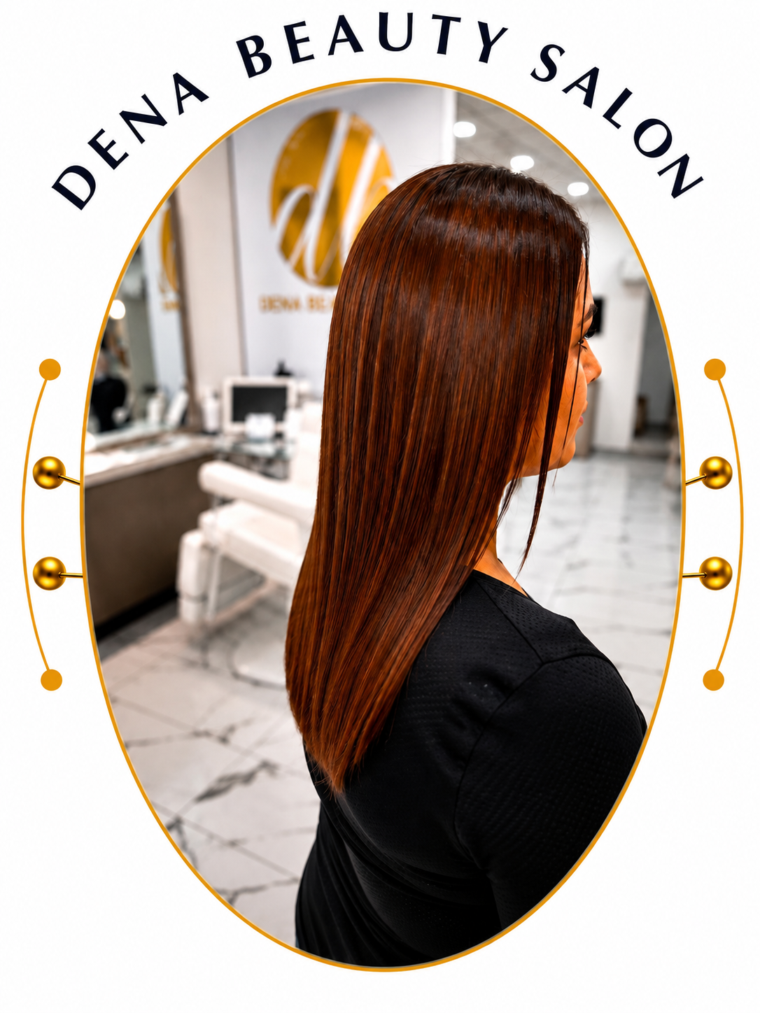 Hair Botox treatment at Dena Beauty Salon