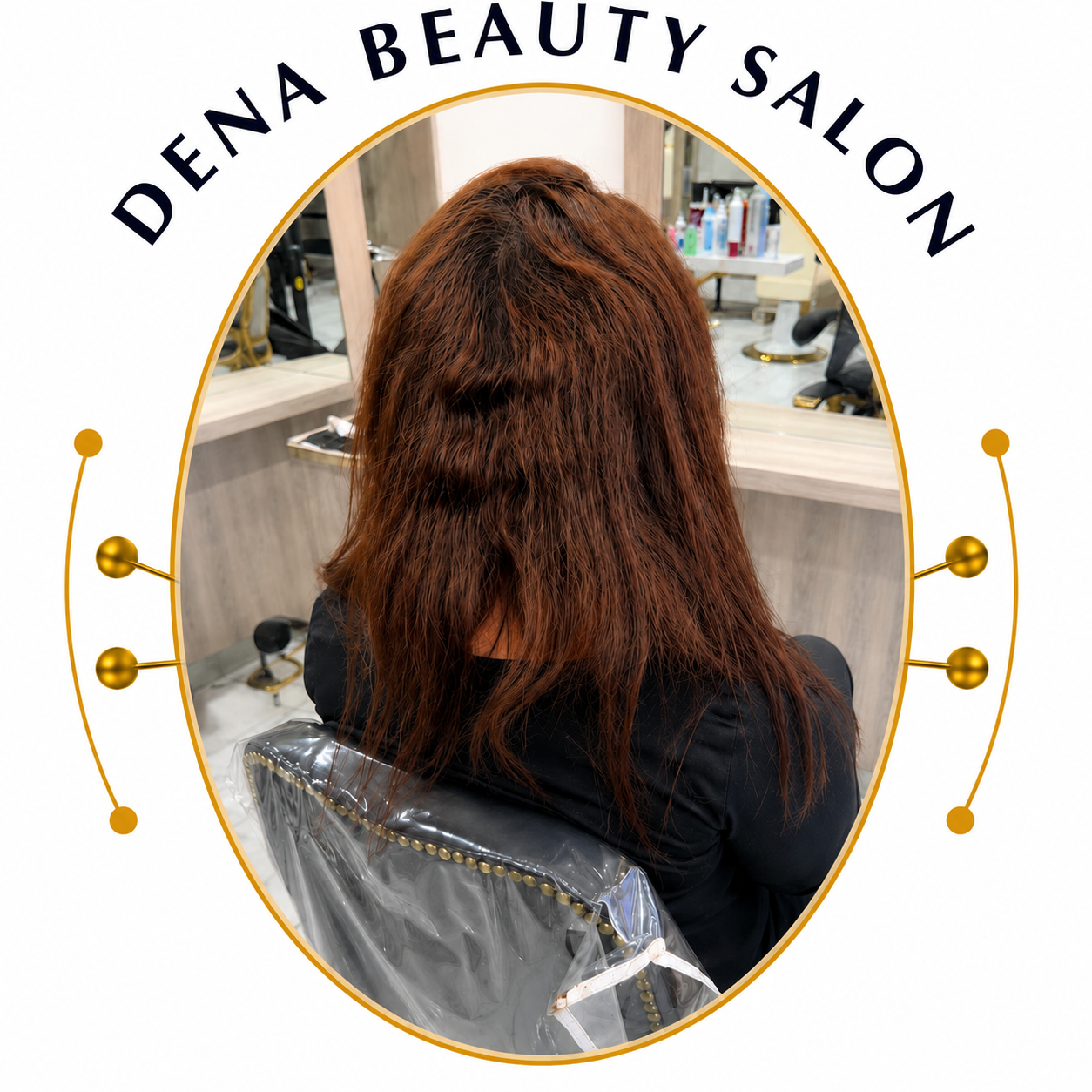Hair Botox results at Dena Beauty Salon