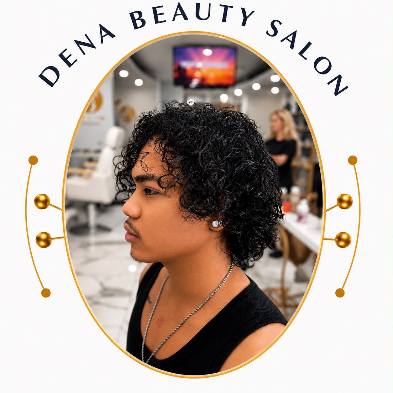 Modern hair texture result at Dena Beauty Salon
